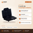 Gaufrier Électrique iLUX – 750 W - RAQO (points forts)