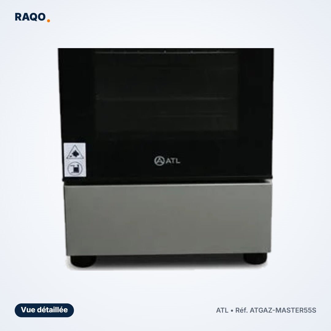 Gazinière ATL 4 feux 50×55 cm silver – ATGAZ-MASTER55S - RAQO