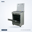 Gazinière ATL 4 feux 60×52 cm silver – ATGAZ-MASTER60S - RAQO