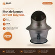 Hachoir Électrique iLUX – 200 W – 0,6 L - RAQO