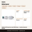 Hublot LED étanche rond 20W blanc – lumière blanche 6500K | Akko Star - RAQO