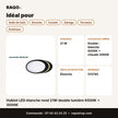 Hublot LED étanche rond 21W double lumière 6500K + 3000K | Akko Star - RAQO