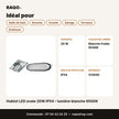Hublot LED ovale 20W IP54 – lumière blanche 6500K | Akko Star - RAQO