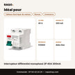 Interrupteur différentiel monophasé 2P 40A 300mA | Akko Star - RAQO