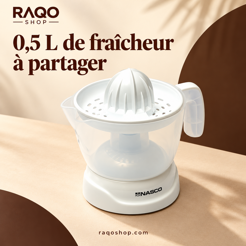 Nasco JE3000-GS — RAQO Shop — 0,5 L de fraîcheur à partager — vue supérieure