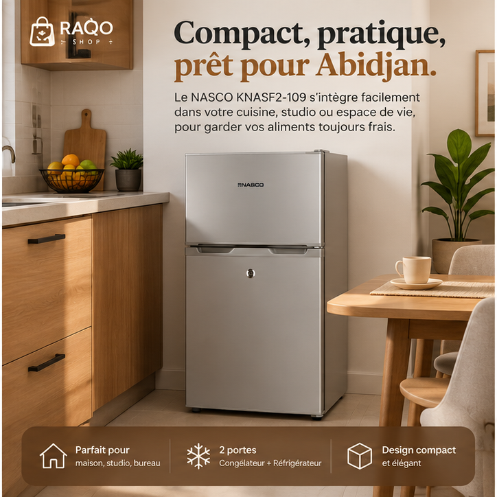 Réfrigérateur Nasco KNASF2-109 - RAQO Shop
