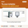Lampadaire LED 200W éclairage public avec capteur crépusculaire – 6500K | Akko Star - RAQO