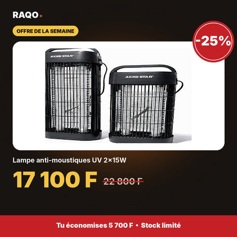 Lampe anti-moustiques UV 2×15W | Akko Star - RAQO