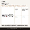 Lampe industrielle LED UFO 100W – lumière blanche 6500K | Akko Star - RAQO