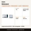 Lampe torche LED 1W + 4W rechargeable – 6500K | Akko Star - RAQO