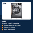 Lave-linge séchant ATL 12kg / 7kg Inverter écran tactile – ATLWM-128127INV - RAQO