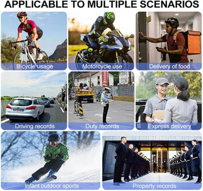 Caméra Corporelle L11 1080P HD – Mini Body Camera Portable avec Vision Nocturne IR, Objectif Rotatif