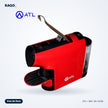 Machine à café à capsules ATL 1200W rouge – 3A-C236 - RAQO