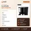 Machine à Café iLUX – 1000 W – 1,5 L - RAQO (fiche technique)