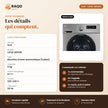 Machine à Laver Automatique iLUX – 8 kg – Inox - RAQO (fiche technique)