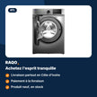 Machine à laver hublot ATL 10kg Inverter 1400 tr/min – ATLWM-100143INV - RAQO