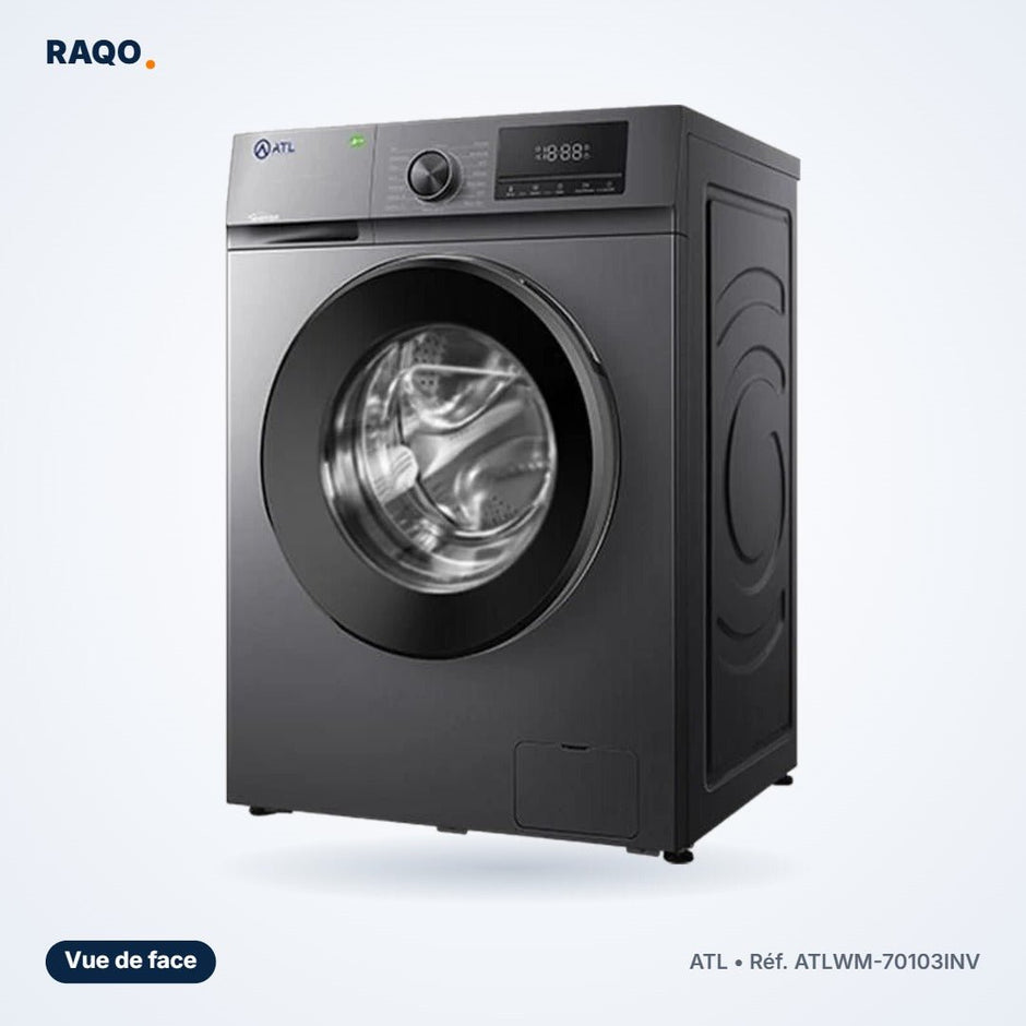 Machine à laver hublot ATL 7kg Inverter 1000 tr/min – ATLWM-70103INV - RAQO