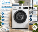 Machine à Laver Midea 6 kg Front Load – MF110W60D/W-FR - RAQO