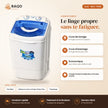 Machine à Laver Semi-Automatique iLUX – 7 kg - RAQO (points forts)