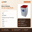 Machine à Laver Semi-Automatique iLUX – 8 kg - RAQO (fiche technique)