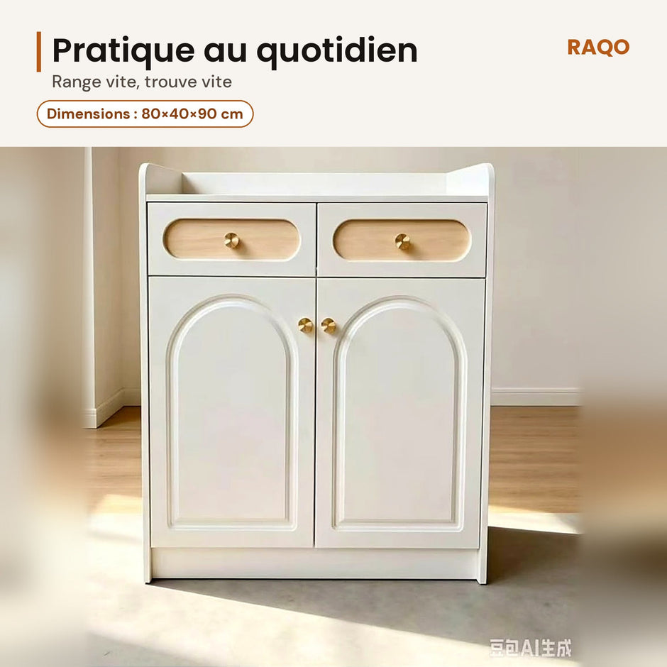 Meuble de rangement JD-A12 – 80×40×90 cm - RAQO