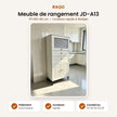 Meuble de rangement JD-A13 – 117×60×40 cm - RAQO