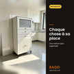 Meuble de rangement JD-A13 – 117×60×40 cm - RAQO
