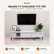 Meuble TV extensible TV3-150 pour salon - RAQO