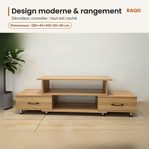 Meuble TV modulable ZYTV-1 pour salon - RAQO
