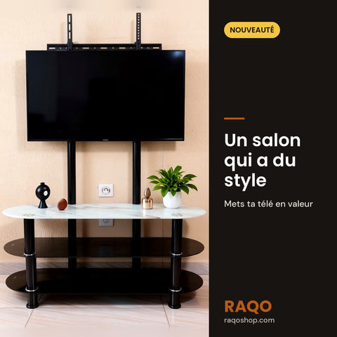 Meuble TV TV136 – format 100×40×50 cm - RAQO