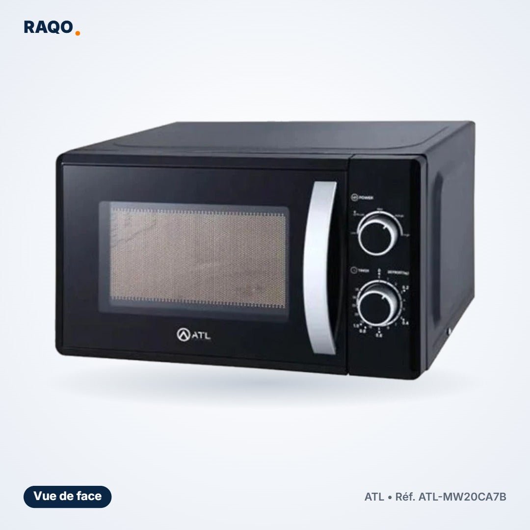 Micro-ondes ATL 20L 700W noir – ATL-MW20CA7B - RAQO