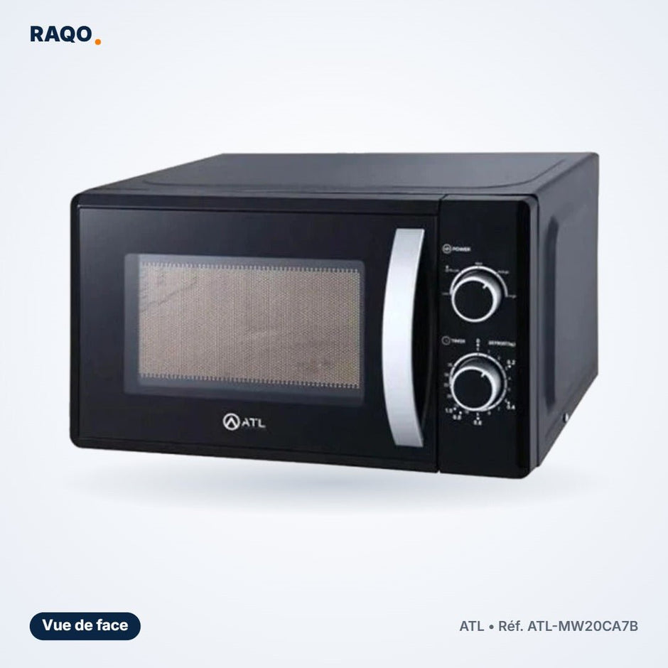 Micro-ondes ATL 20L 700W noir – ATL-MW20CA7B - RAQO