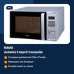 Micro-ondes four ATL 34L 1000W silver – ATL-MW34FKS - RAQO