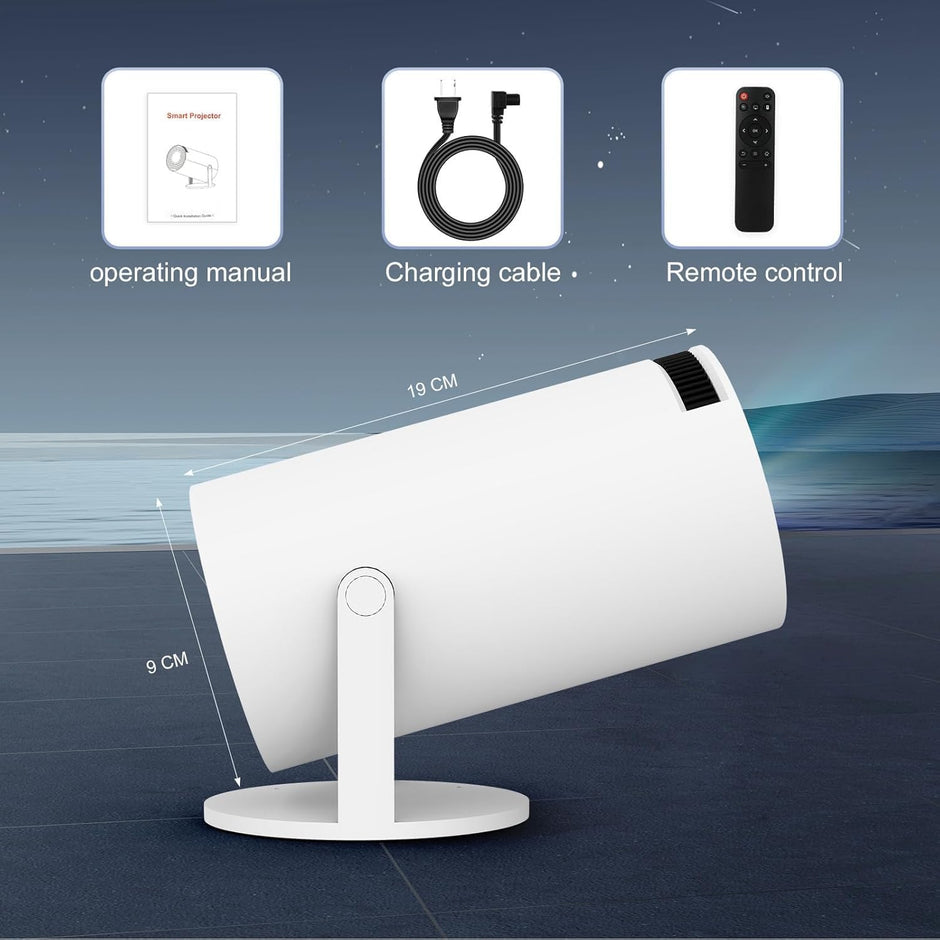 Mini Projecteur 4K Supportée - RAQO