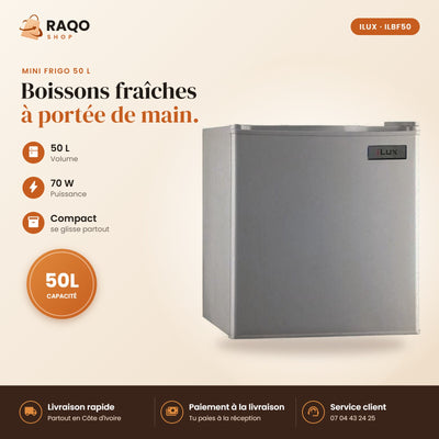 Mini Réfrigérateur Bar iLUX – 50 L | ILBF50