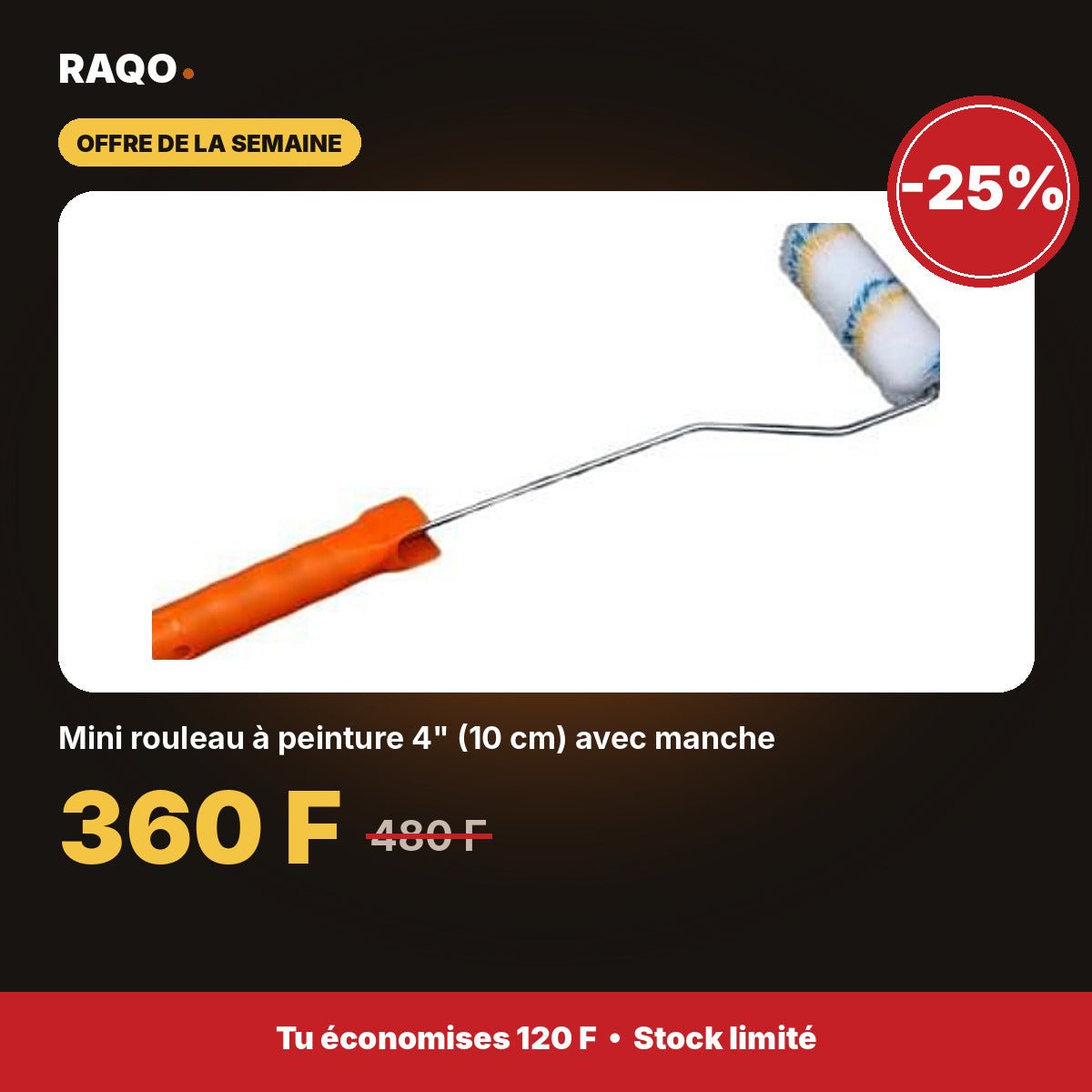Mini rouleau à peinture 4