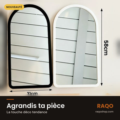 Miroir mural arche JPF-T14 – 31×58 cm - RAQO