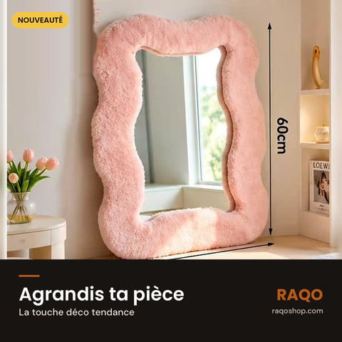Miroir mural moelleux JPF-T16 – 60×60 cm - RAQO