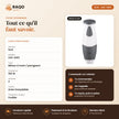 Mixeur Plongeant iLUX – 150 W - RAQO (fiche technique)
