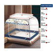 Moustiquaire de Lit Pliable Protection 360° et Installation Rapide compatible avec 2 places et 3 places. - RAQO