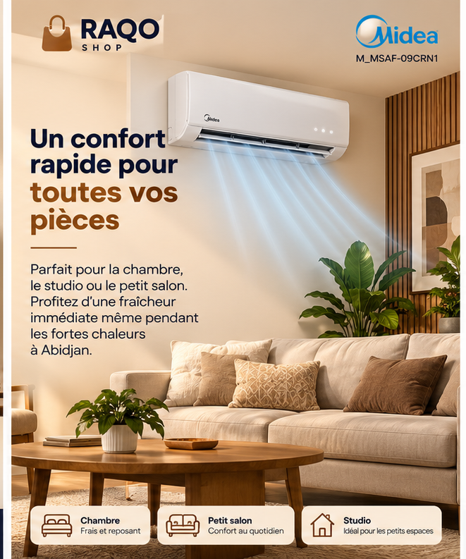 Split Midea M_MSAF-09CRN1 - RAQO Shop