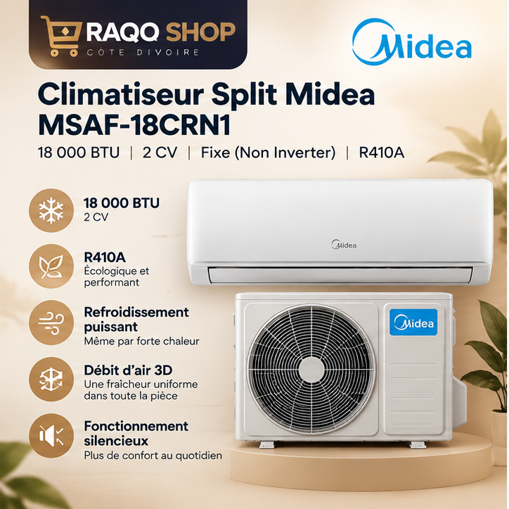Split Midea M_MSAF-18CRN1 - RAQO Shop