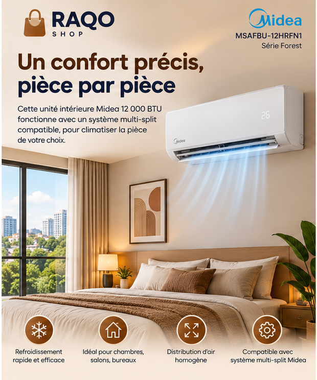 Split Midea MSAFBU-12HRFN1 - RAQO Shop