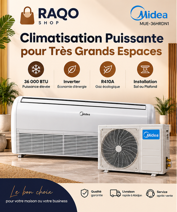 Split Allège Midea MUE-36HRDN1 - RAQO Shop