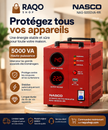 Stabilisateur Nasco NAS-5000VA-RR - RAQO Shop