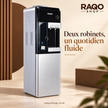 Nasco NAS-YD275-W — RAQO Shop — Deux robinets, un quotidien fluide — vue trois-quarts