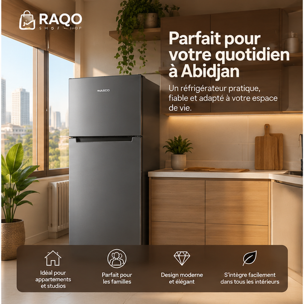 Réfrigérateur Nasco NASF2-212FL-DS - RAQO Shop