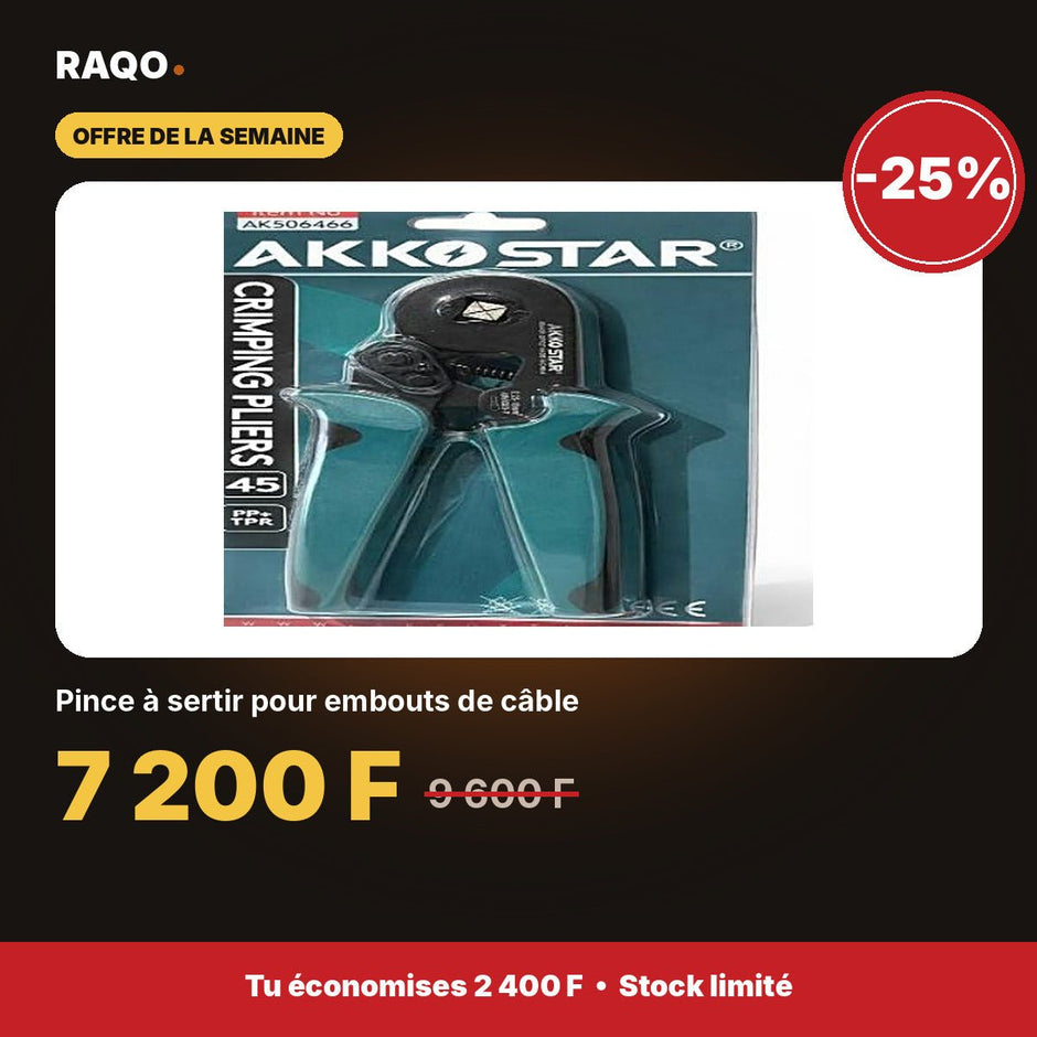 Pince à sertir pour embouts de câble | Akko Star - RAQO
