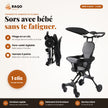 Poussette compacte pliable pour bébé de 6 mois à 3 ans – RAQO Shop Abidjan