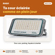 Projecteur LED 100W 3 couleurs 2700K–6500K | Akko Star - RAQO